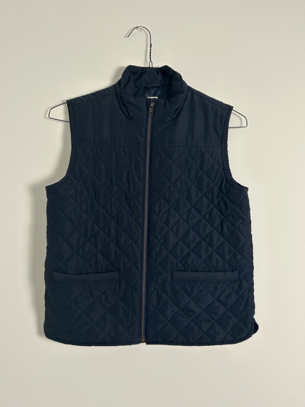 Crewcuts Boys Puffer Quilted Vest Navy Blue size 12